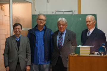 Richard Trappl, Walter Fehlinger, Wolfgang Kubin und Gerd Kaminski in Wien, 16.01.2017