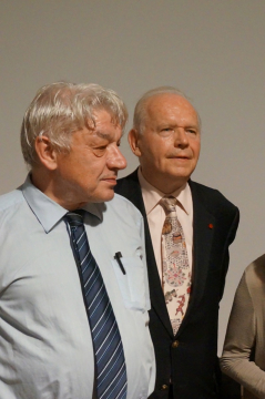 Wolfgang Kubin und Gerd Kaminski im MAK am 22. Mai 2018