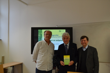 Mag. Walter Fehlinger, Prof. Wolfgang Kubin und Prof. Richard Trappl in Wien 2015