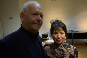 Prof. Gerd Kaminski und Hai Rao am 9. Oktober 2017 in Wien