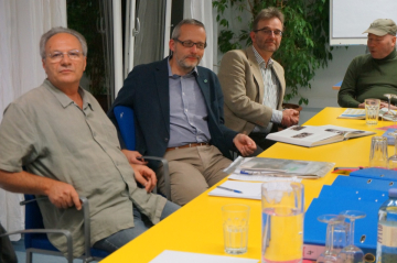 Walter Fehlinger, Siegfried Kristöfl, Johannes Zachhuber und Josef Cerwenka