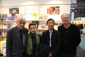 Wolfgang Kubin, Ouyang Jianghe, Walter Fehlinger in Leipzig am 13.03.2015