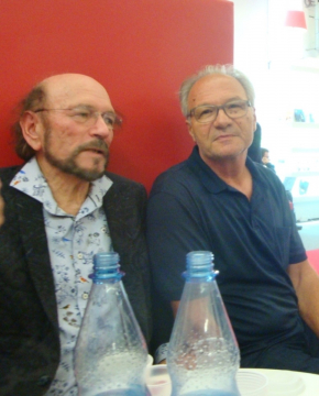 Wulf Noll mit Walter Fehlinger am 18. Oktober 2019 auf der Frankfurter Buchmesse